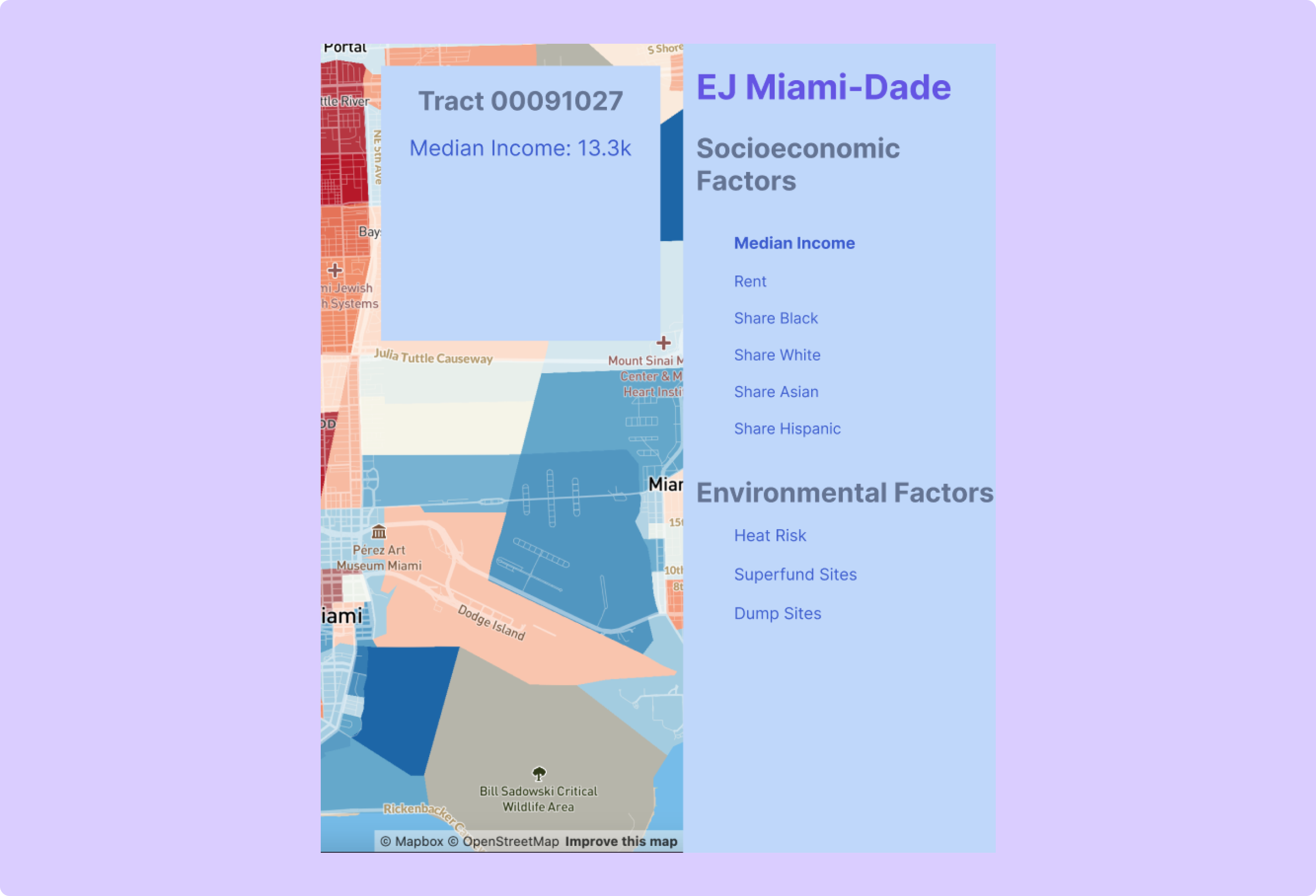 image of mockup with info bar on right