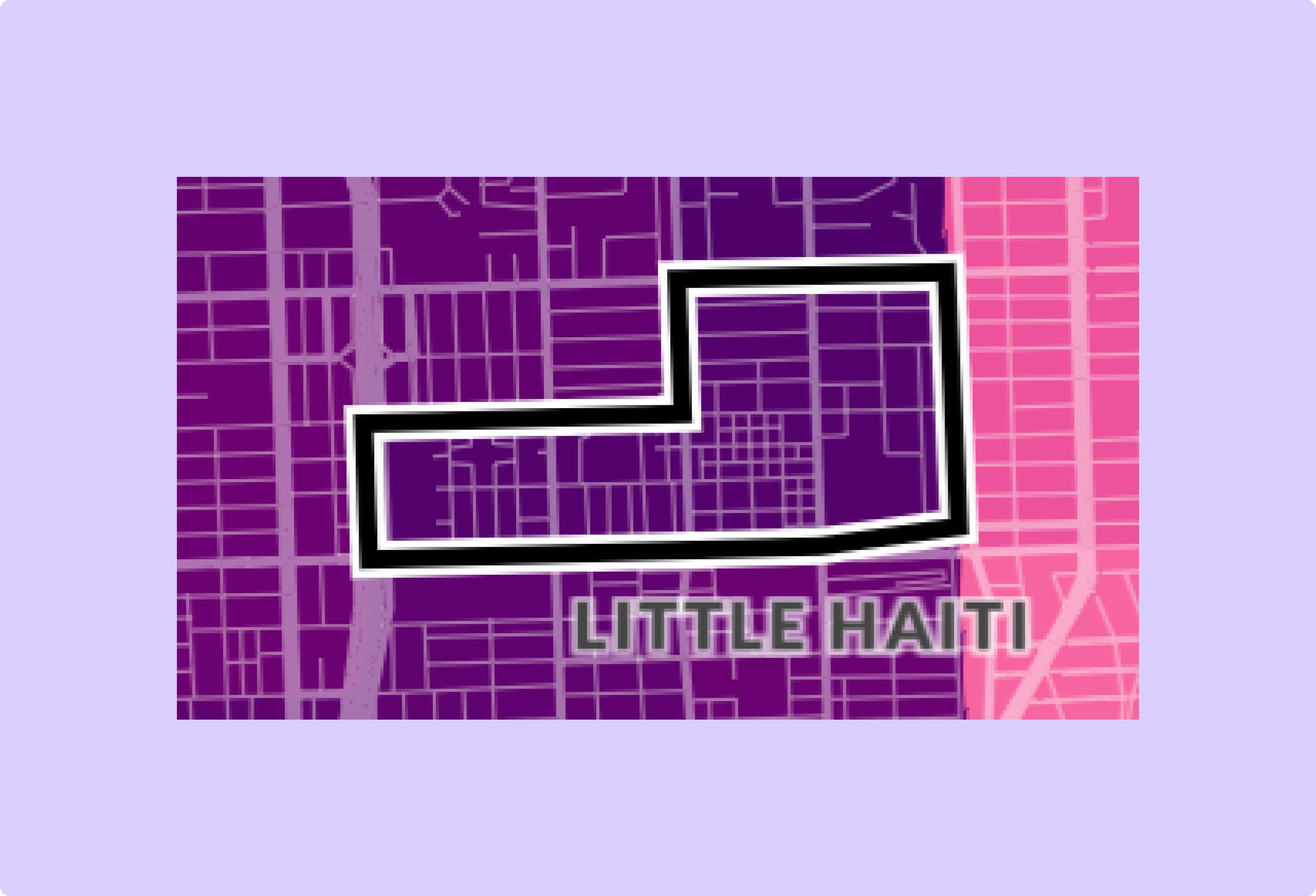 map of mockup where outline is black with white outline