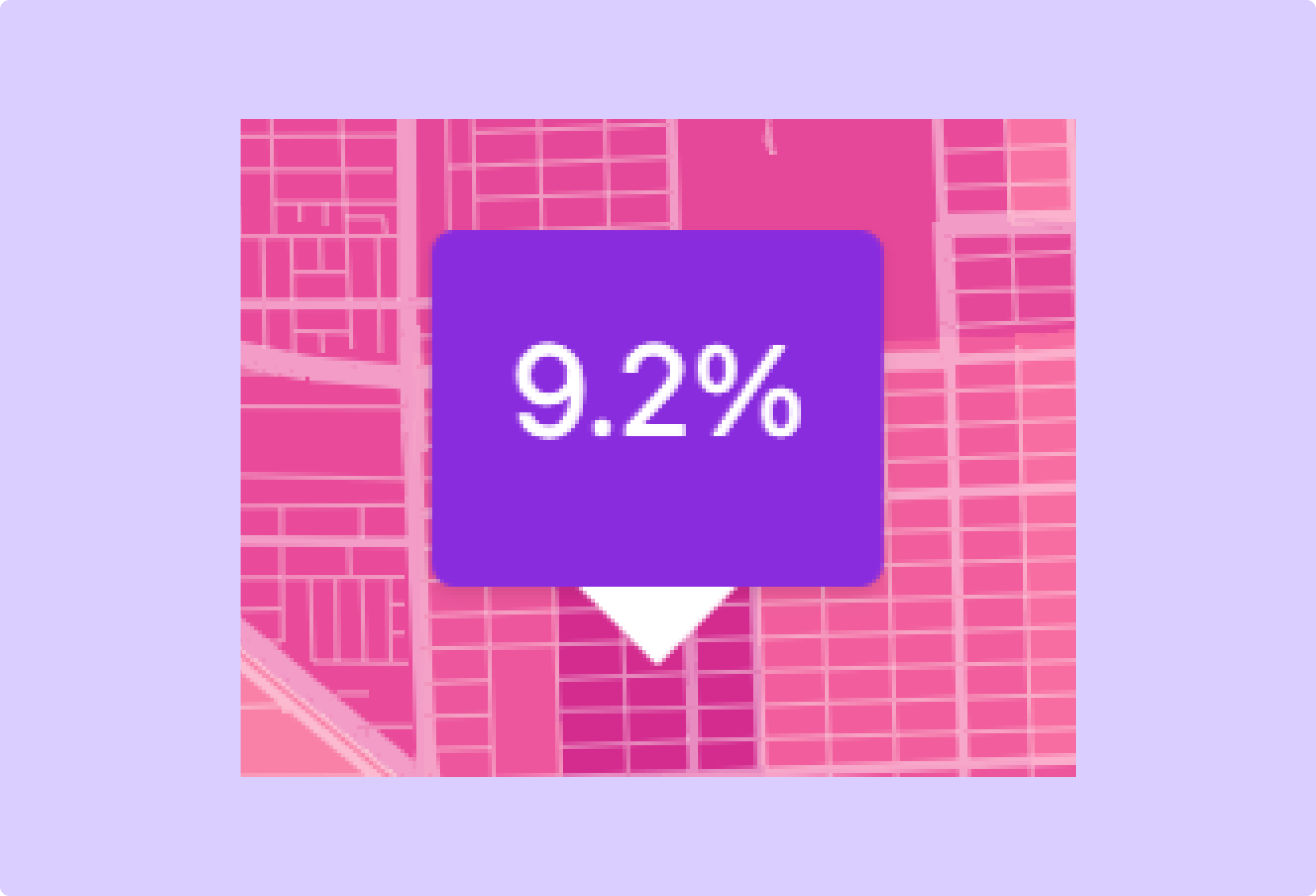 image of mockup with simple value-only popup