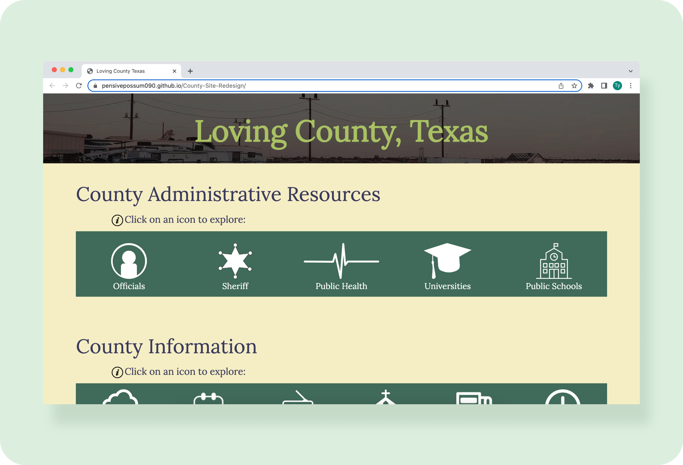 County site project image